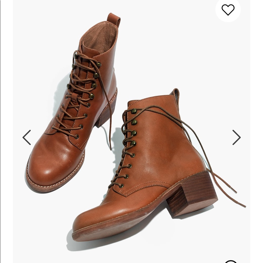*ISO* Madewell Patti lace up boots size 8.5 or 9